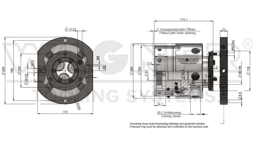 Wagner Axial Rolling System RR27-56, rotary