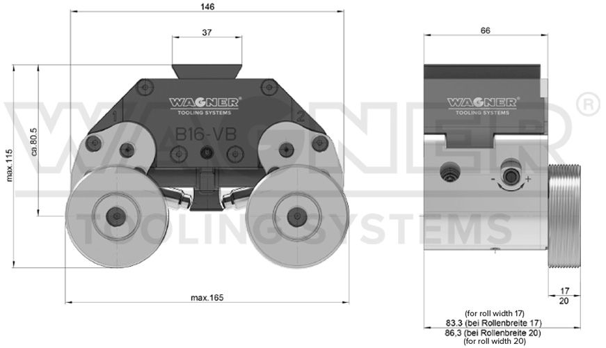 Wagner Tangential-Rollsystem B16VB