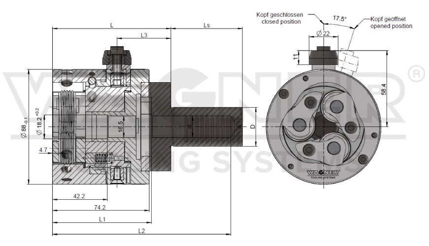 Wagner Axial Rollsystem RS16, stillstehend