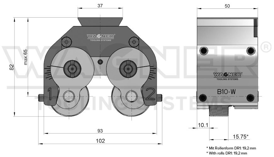 Wagner Tangential-Threadrolling System B10 Wagner Tangential-Threadrolling System B10