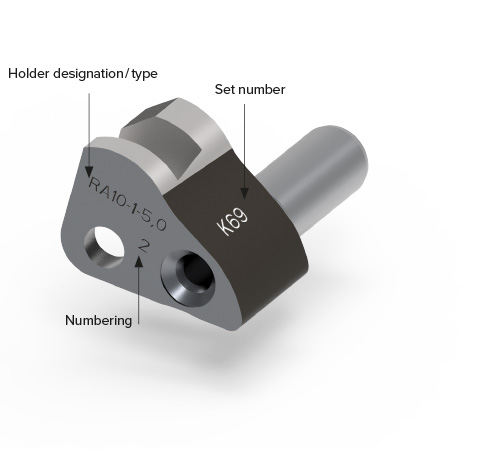Rollenhalter Axialrollkopf RS-RR